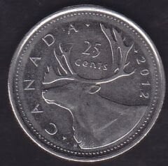 Kanada 25 Cent 2012