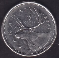 Kanada 25 Cent 2001