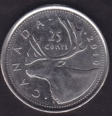 Kanada 25 Cent 2010