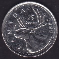 Kanada 25 Cent 2021