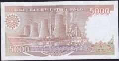 7.Emisyon 4.Tertip 5000 Lira G40 574855 Çil