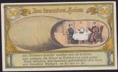 Almanya 50 Pfennig Notgeld 1921 Çil