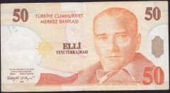 8.Emisyon 50 YTL G37 241763 Çok Temiz