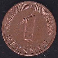 Almanya 1 Pfennig 1981 G