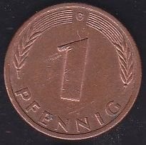 Almanya 1 Pfennig 1981 G