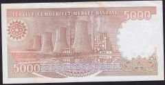7.Emisyon 4.Tertip 5000 Lira G28 075996 Çok Çok Temiz
