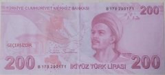 Geçersiz 200 Lira - Fantazi para