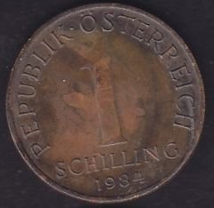 Avusturya 1 Şiling 1984