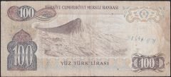 6.Emisyon 2.Tertip 100 Lira G52 131343 Temiz