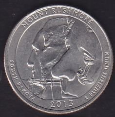 Amerika Çeyrek Dolar 2013 P Hatıra Mount Rusmore