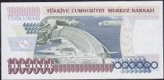 7.Emisyon 2.Tertip 1 000 000 Lira N38 685090 Çilaltı