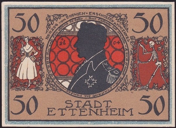 Almanya 50 Pfennig Notgeld 1922 Çilaltı Çil