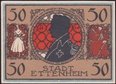 Almanya 50 Pfennig Notgeld 1922 Çilaltı Çil