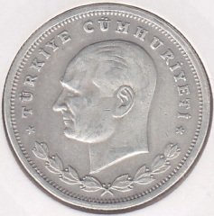 1934 YILI 100 KURUŞ GÜMÜŞ