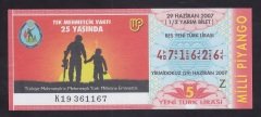2007 29 HAZİRAN YARIM BİLET