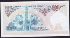7.Emisyon 2.Tertip 500 Lira D25 342025 Çil