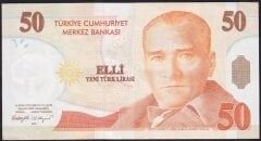 8.Emisyon 50 YTL G57 587216 Çok Temiz+