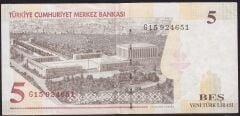 8.Emisyon 5 YTL G15 924651 Çok Temiz+