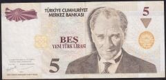 8.Emisyon 5 YTL G15 924651 Çok Temiz+