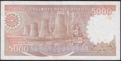 7.Emisyon 4.Tertip 5000 Lira G25 721814 Çok Çok Temiz