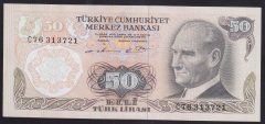 6.EMİSYON 1.TERTİP 50 LİRA C76 313721 ÇİLALTI