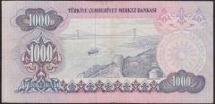 6.EMİSYON 2.TERTİP 1000 LİRA C87 866432 ÇOK TEMİZ