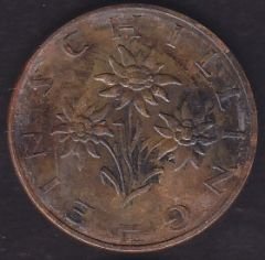 Avusturya 1 Şiling 1977