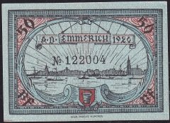 Almanya 50 Pfennig Notgeld 1920 Çil