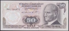 6.EMİSYON 1.TERTİP 50 LİRA H42 790871 ÇİLALTI ÇİL