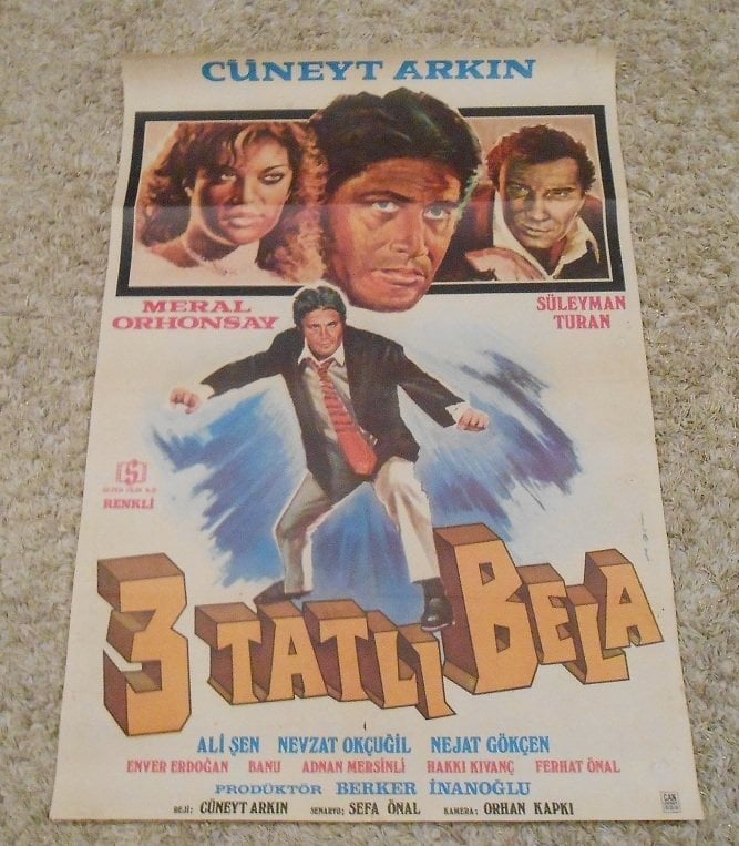 CÜNEYT ARKIN - 3 TATLI BELA - ÇİZİM eski para mezat