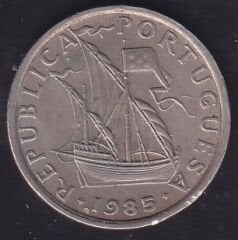 Portekiz 5 Escudos 1985