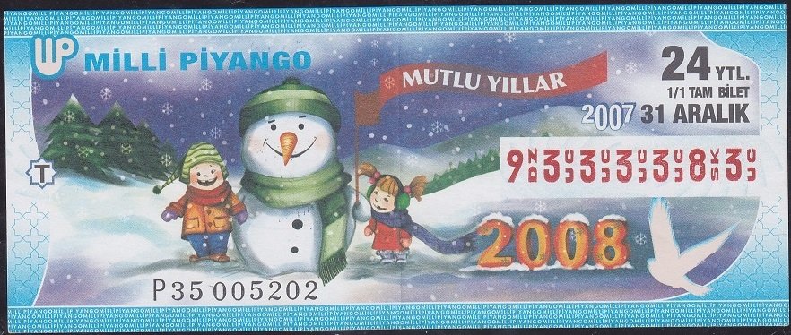 2007 31 Aralık Tam Bilet - T Serisi