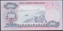 6.EMİSYON 2.TERTİP 1000 LİRA C86 804302 ÇİL