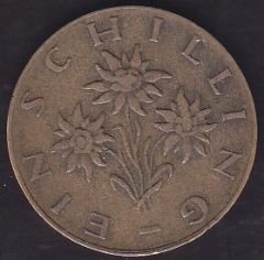 Avusturya 1 Şiling 1961