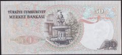 6.EMİSYON 1.TERTİP 50 LİRA H40 406446 ÇİL