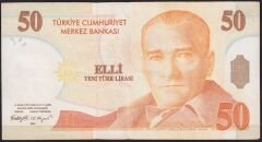 8.Emisyon 50 YTL D25 347100 Çok Temiz+