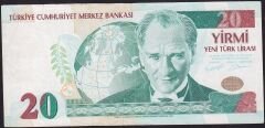 8.Emisyon 20 YTL H52 885490 Temiz