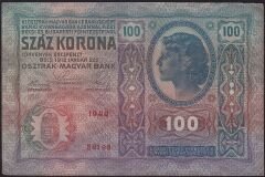 Avusturya Macaristan 100 Korona 1912 Çok Temiz+