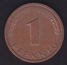 Almanya 1 Pfennig 1982 J