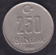 2003 Yılı 250 Bin Lira