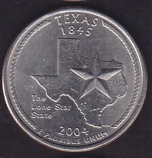 Amerika Çeyrek Dolar 2004 Hatıra Texas