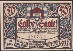 Almanya 50 Pfennig Notgeld 1917 Çil