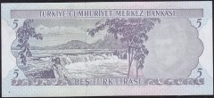 6.Emisyon 2.Tertip 5 Lira G12 461703 Çilaltı Çil