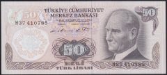 6.EMİSYON 1.TERTİP 50 LİRA H37 410785 ÇİLALTI