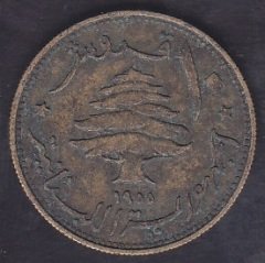 LÜBNAN 10 PIASTRE 1955