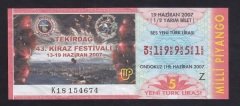2007 19 HAZİRAN YARIM BİLET
