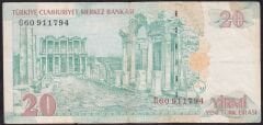 8.Emisyon 20 YTL G60 911794 Çok Temiz