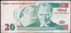 8.Emisyon 20 YTL G60 911794 Çok Temiz