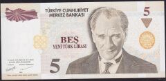 8.Emisyon 5 YTL B47 503222 Çil