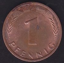 Almanya 1 Pfennig 1983 D